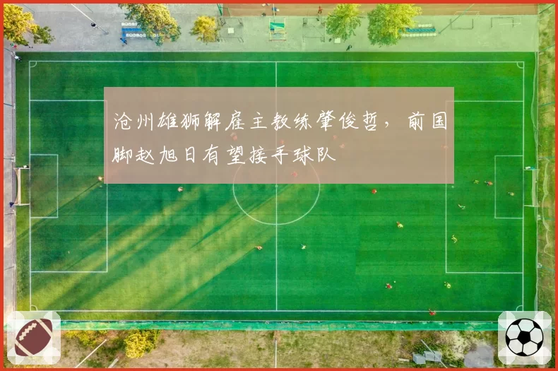 沧州雄狮解雇主教练肇俊哲，前国脚赵旭日有望接手球队